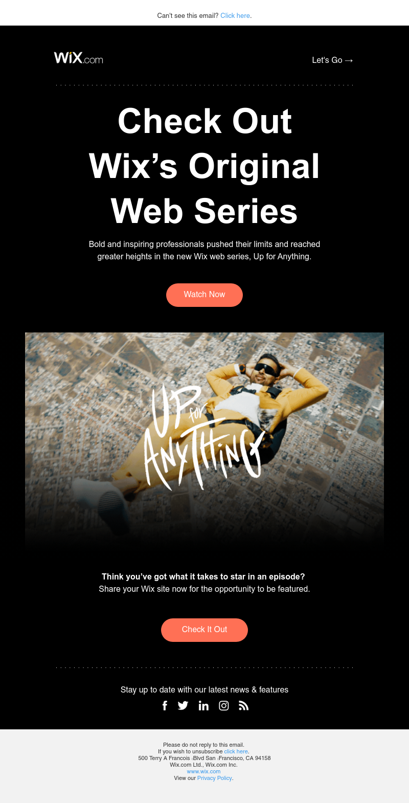 Wix - Wix’s Original Web Series Is Here