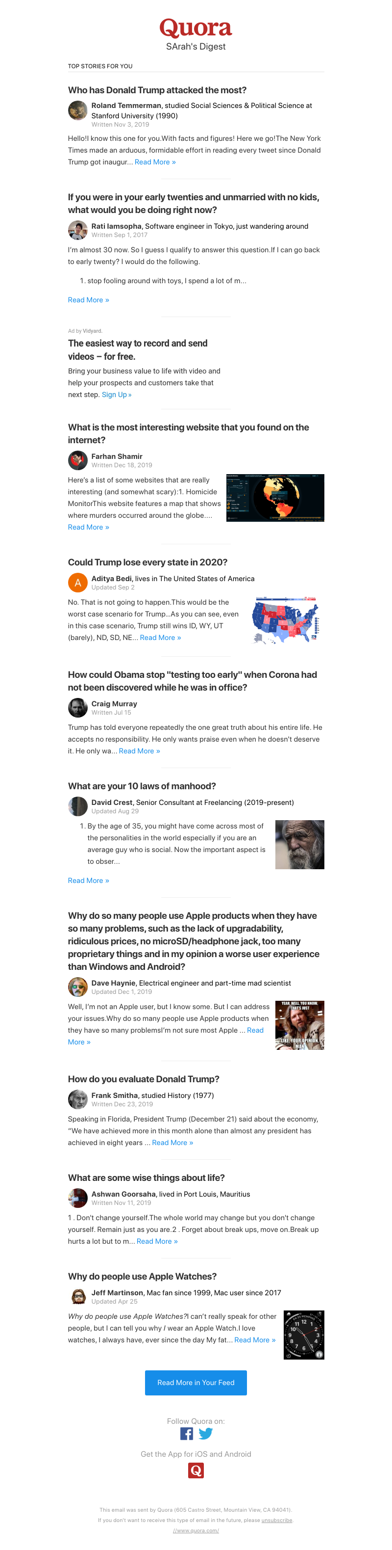 Quora - Who has Donald Trump attacked the most?