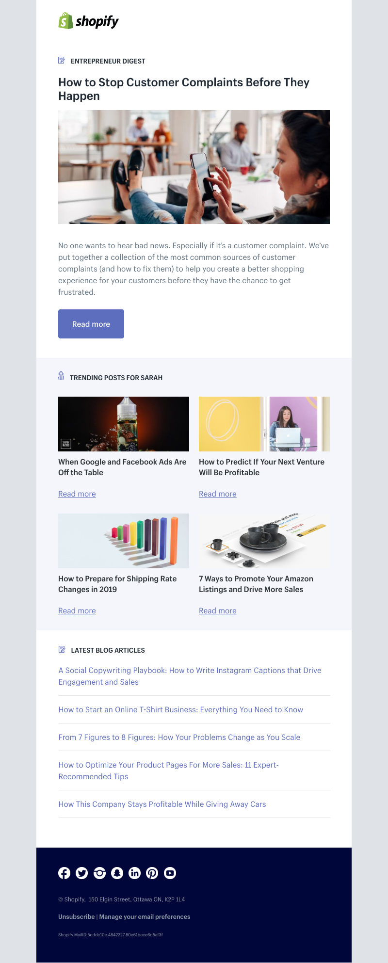 Shopify - How to Stop Customer Complaints Before They Happen
