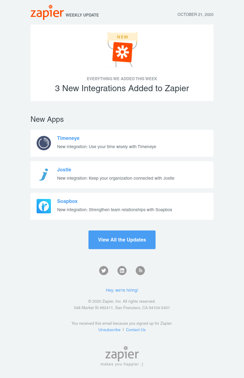 Zapier - 🚀 3 new integrations added to Zapier