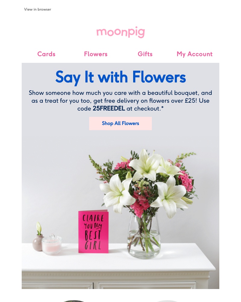 Moonpig - A Blooming Lovely Surprise 💐