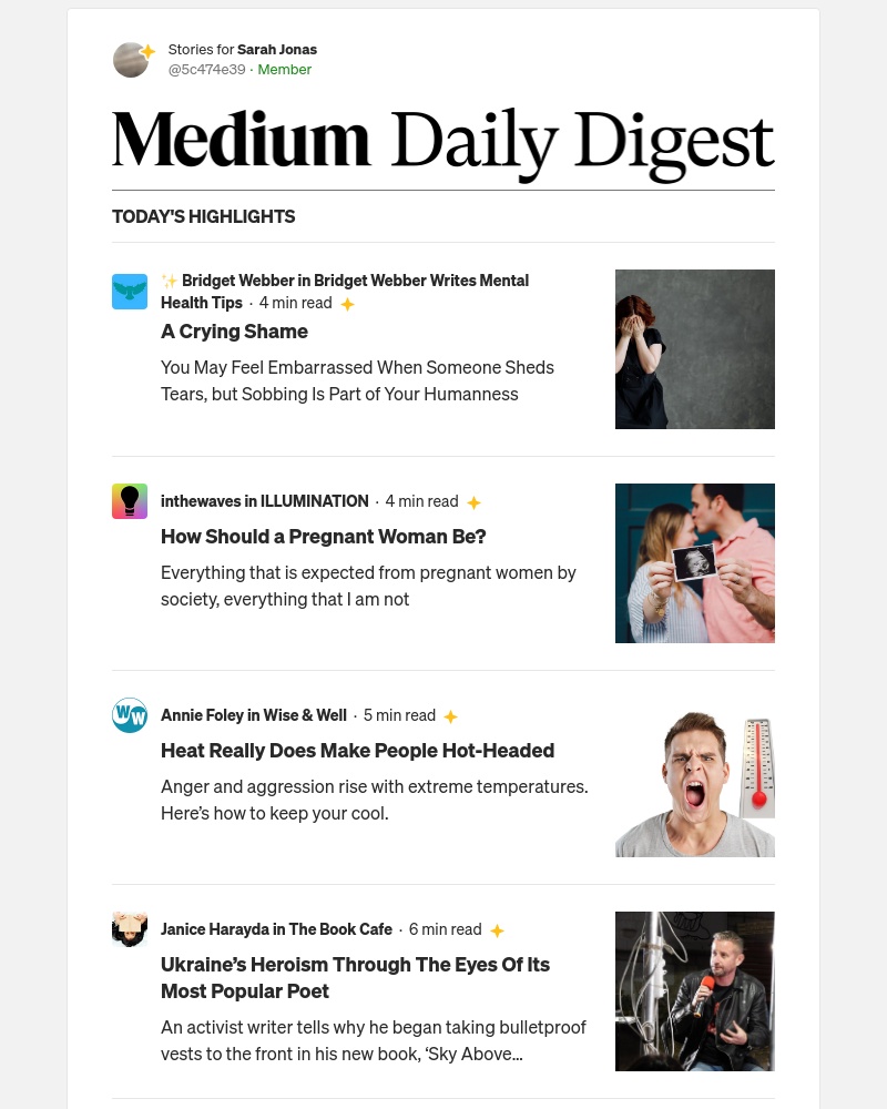 Medium - A Crying Shame | ✨ Bridget Webber in Bridget Webber Writes Mental Health Tips