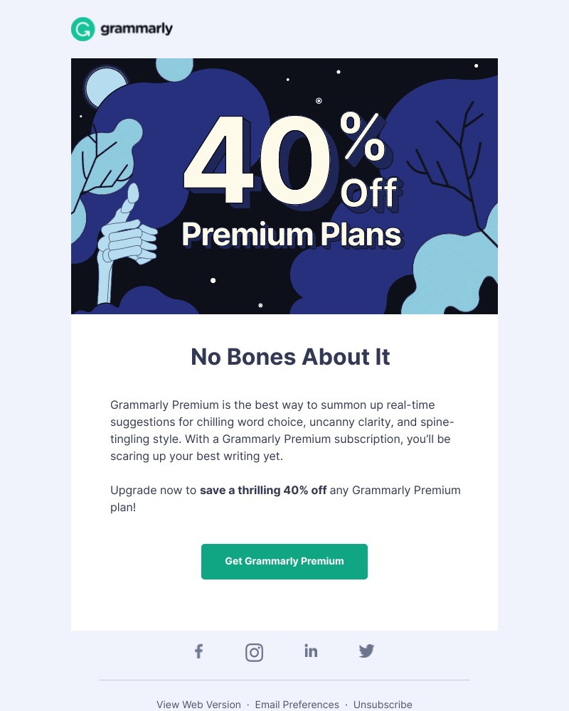 Grammarly - A delightful deal is brewing