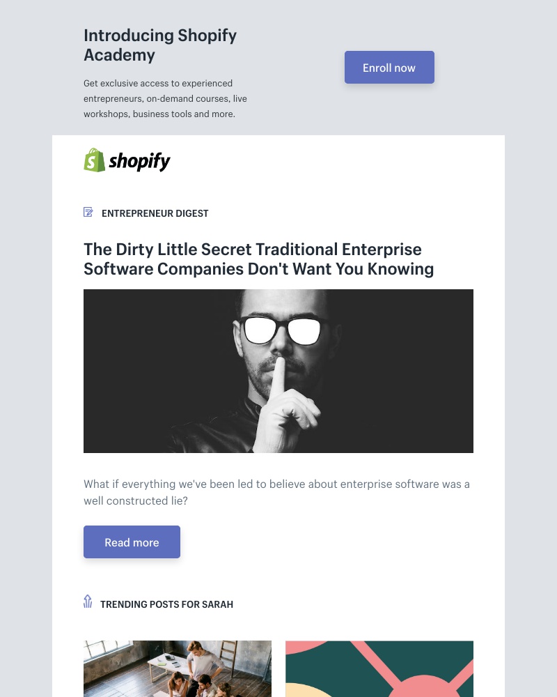Shopify - A Dirty Little Secret