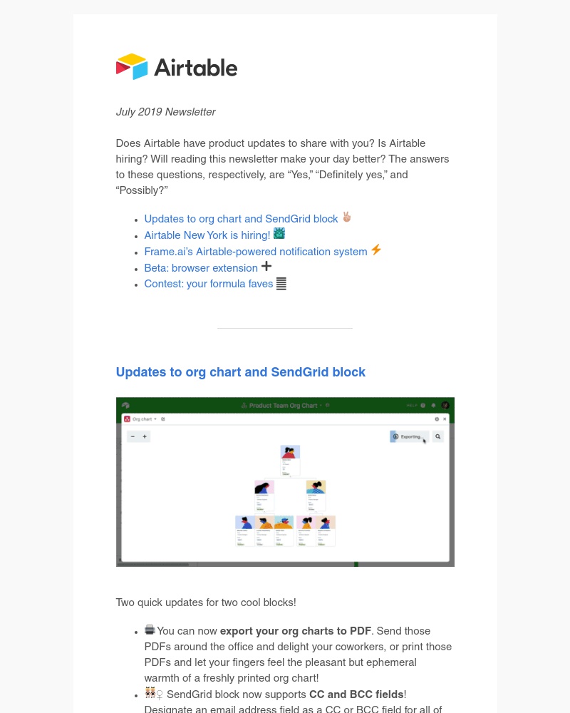 Airtable - A few summer product updates 🏖