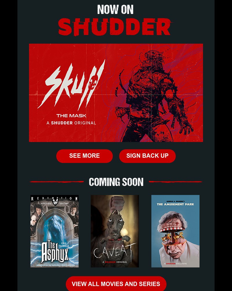 Onboarding on Shudder video screenshot