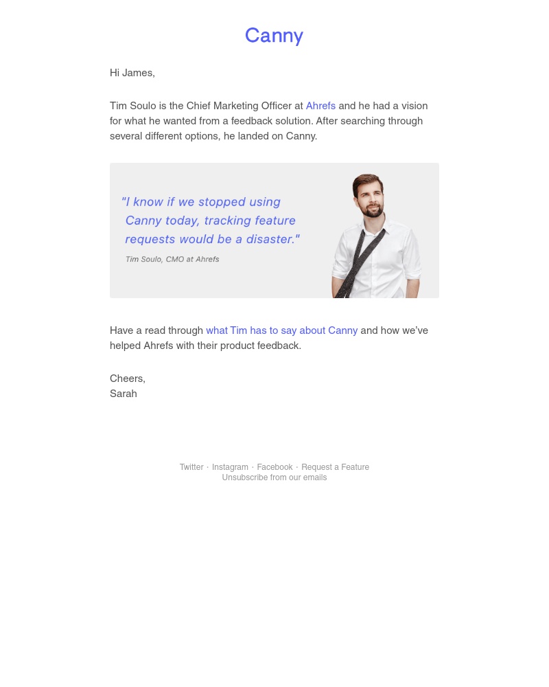 Canny - A successful example of Canny