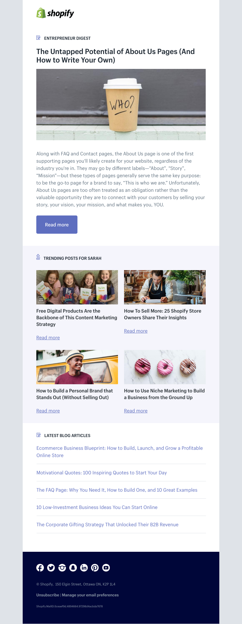 Shopify - The Untapped Potential of About Us Pages (And How to Write Your Own)