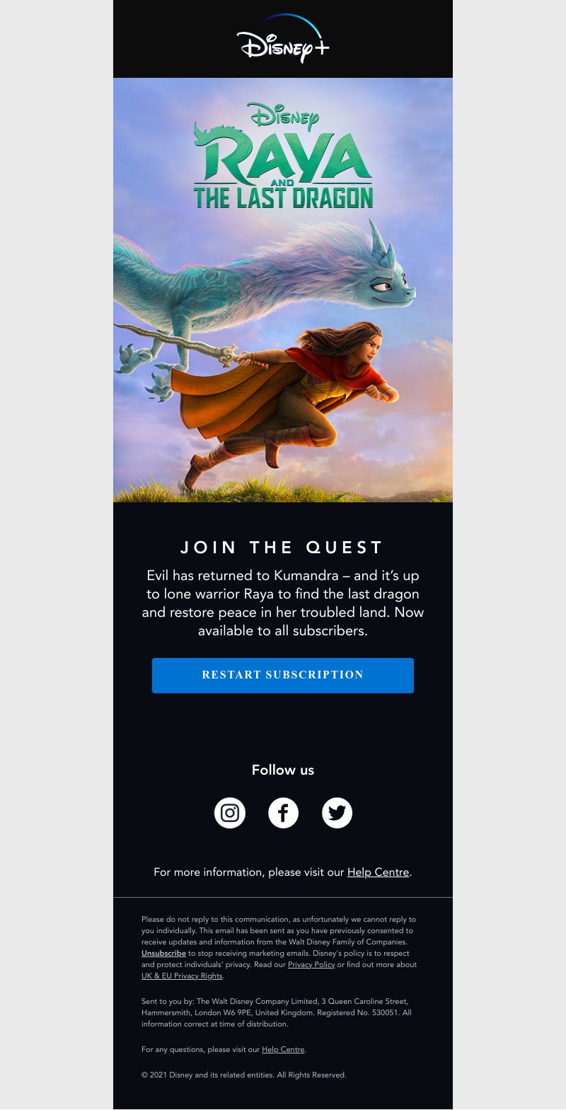Disney+ - Stream Raya and the Last Dragon