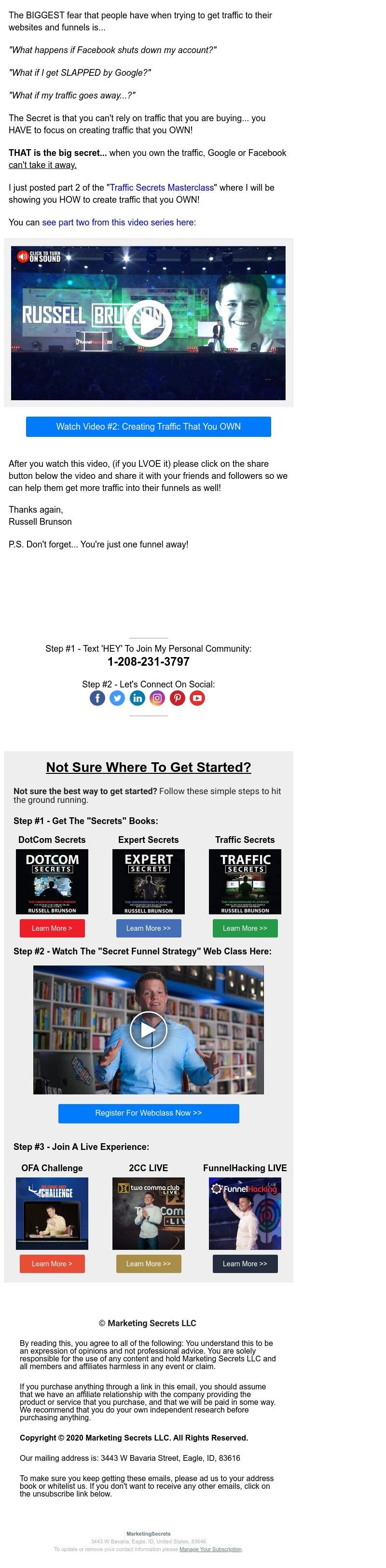 ClickFunnels - creating Traffic that you OWN... (Video 2 of 4)