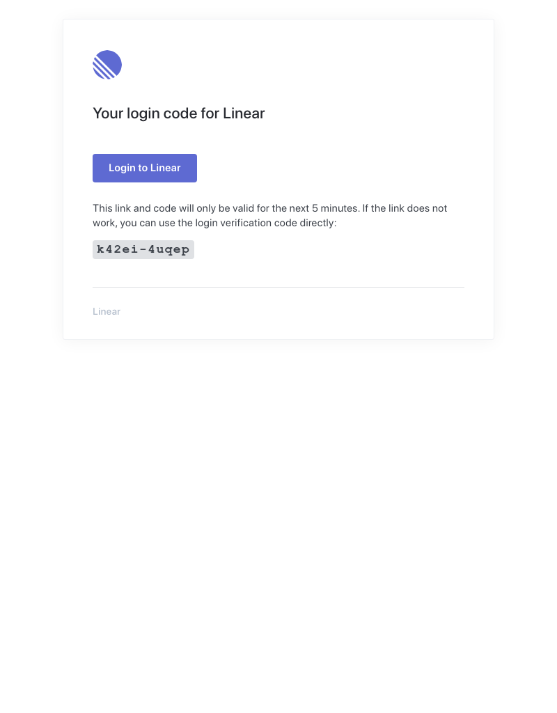 Linear - Login for Linear