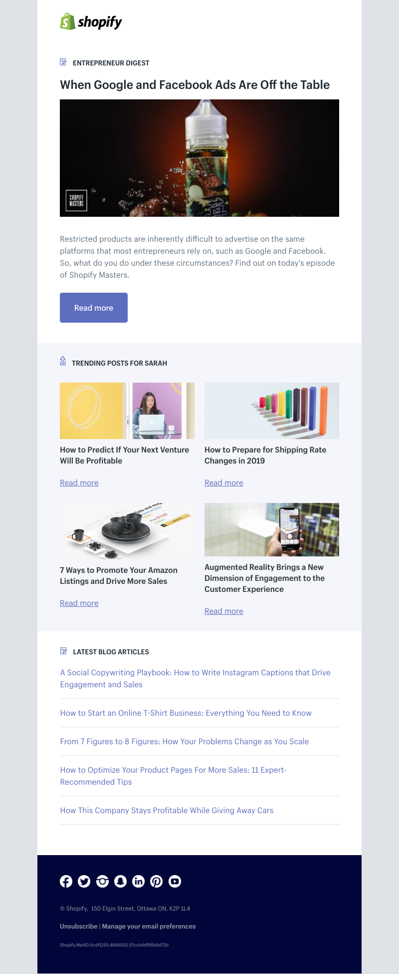 Shopify - When Google and Facebook Ads Are Off the Table