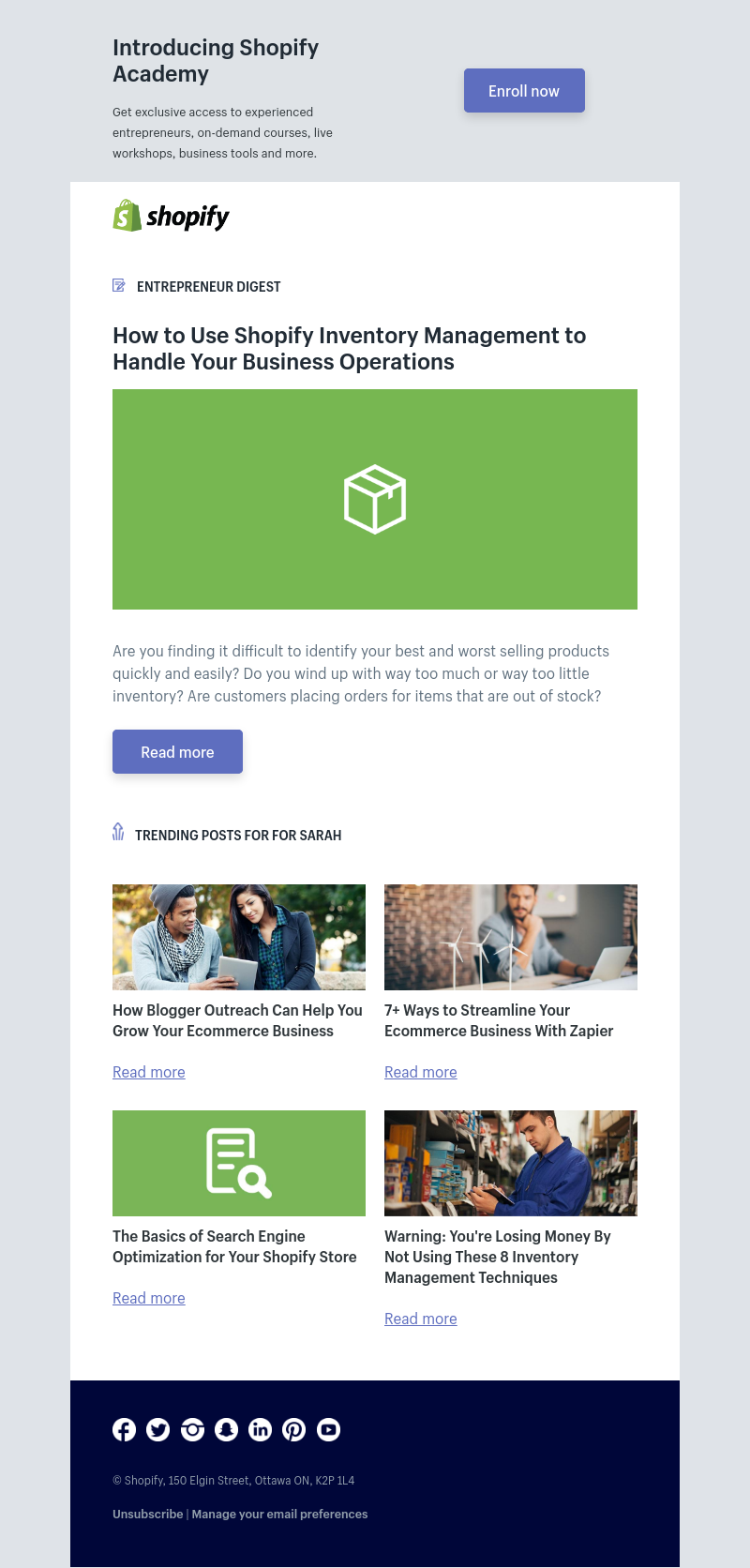 Shopify - How to Use Shopify Inventory Management