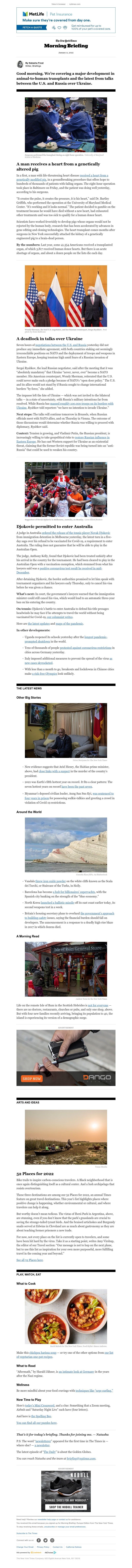 The New York Times - Your Tuesday Briefing