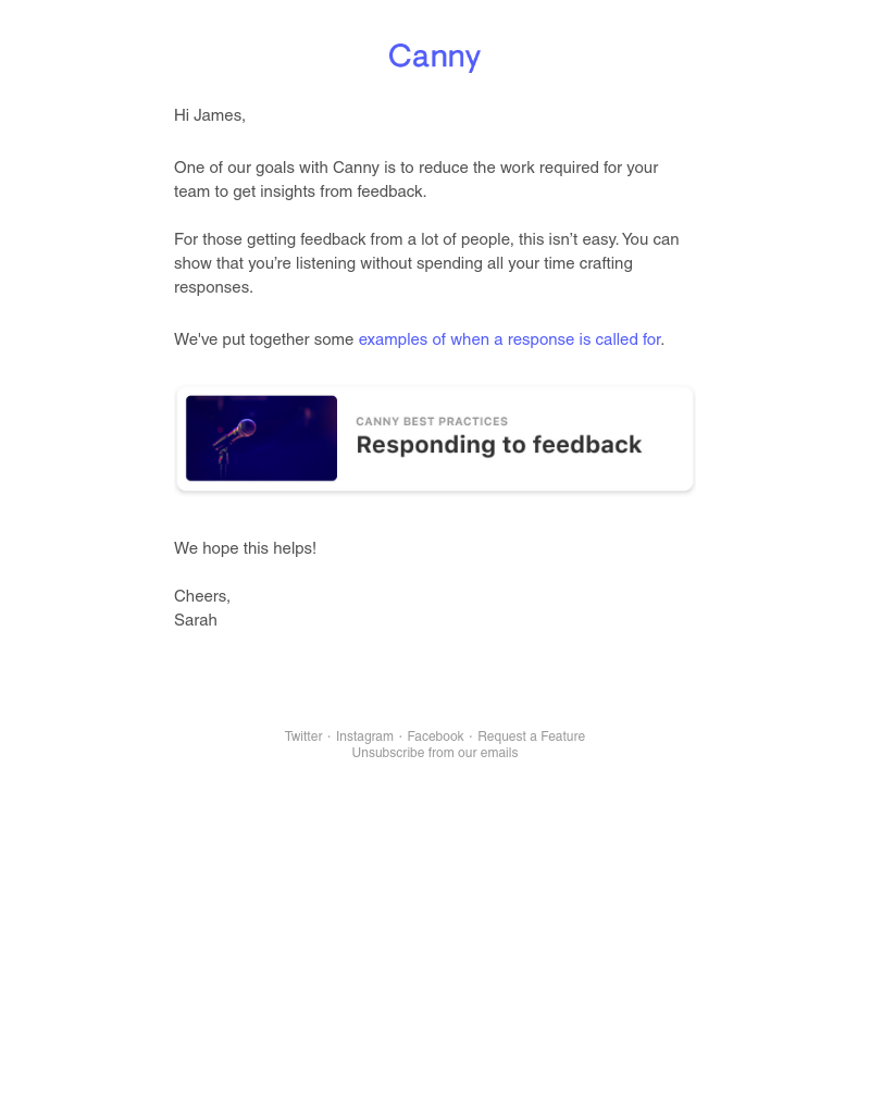 Canny - Should we respond to all feature requests?
