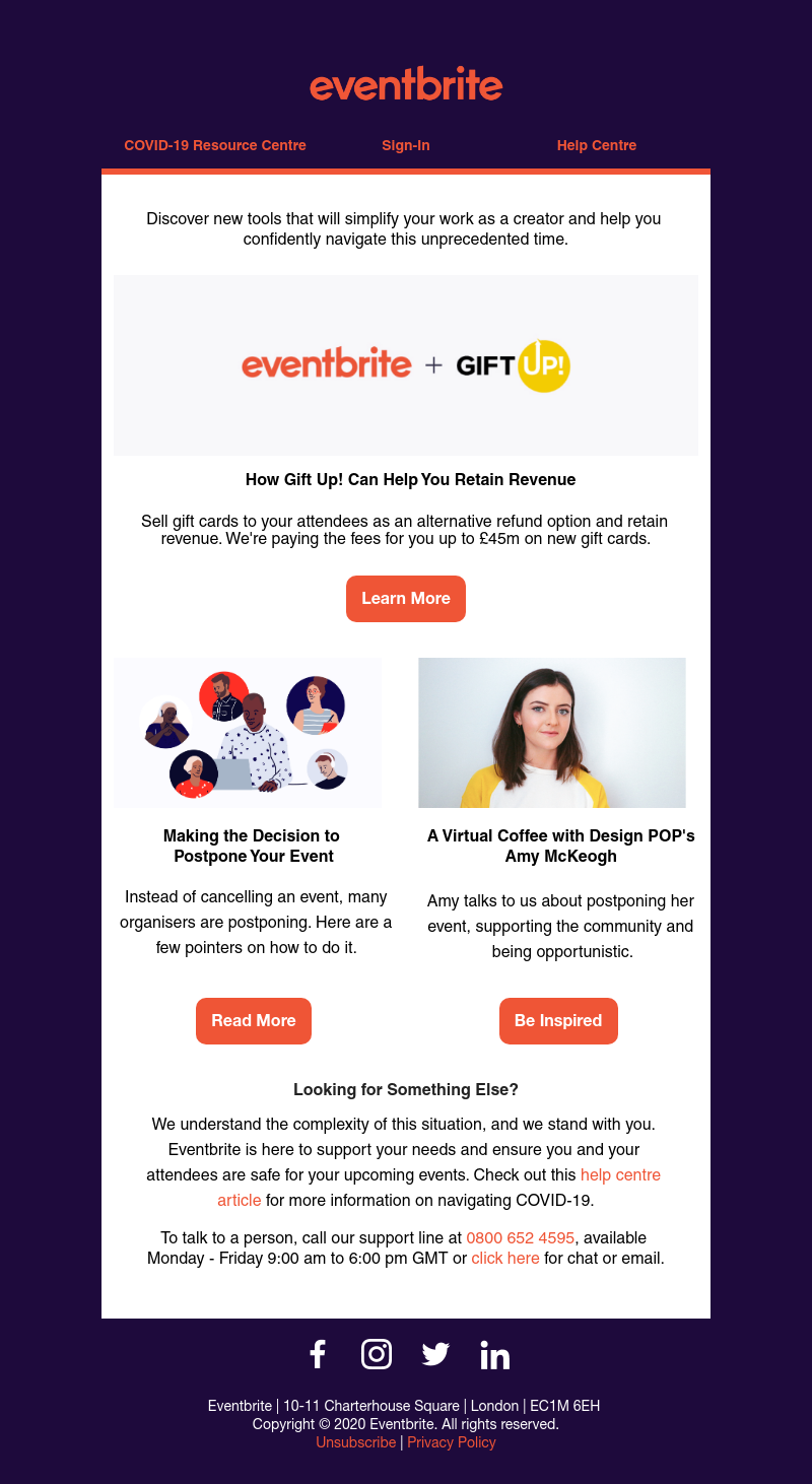 Eventbrite - Introducing Eventbrite and Gift Up!