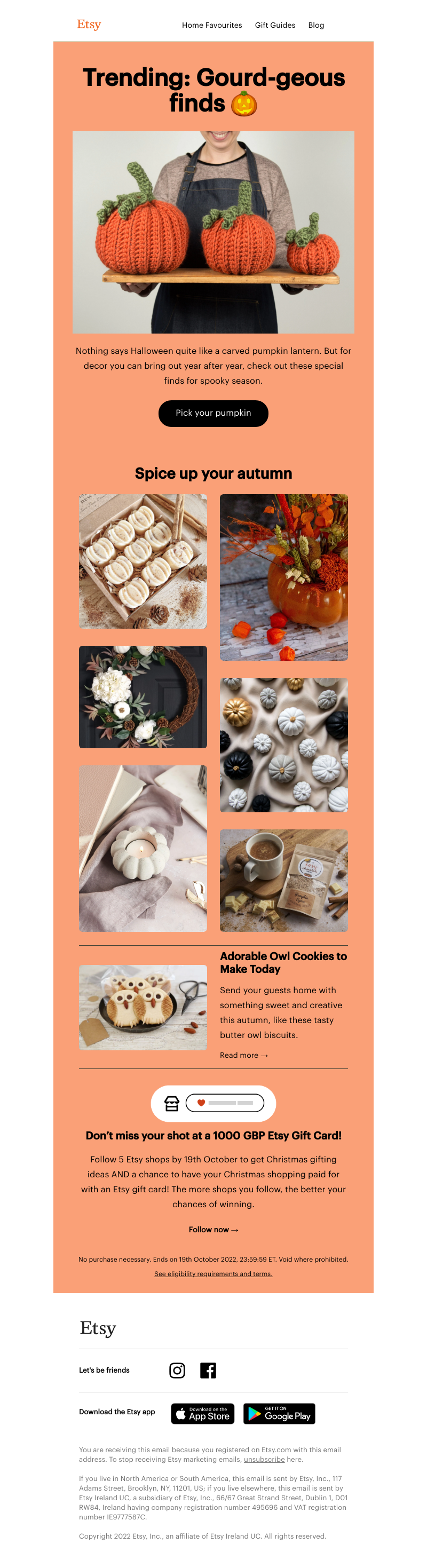 Etsy - Trend Alert: Pumpkins are in!