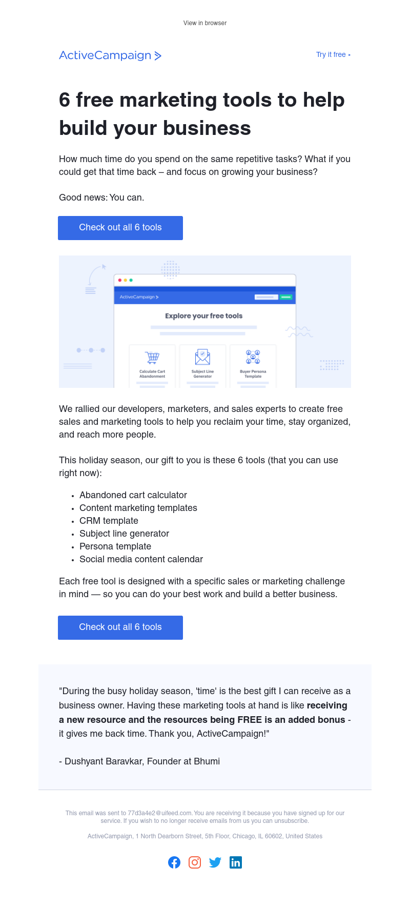  - 6 Free Marketing Tools for Your Business