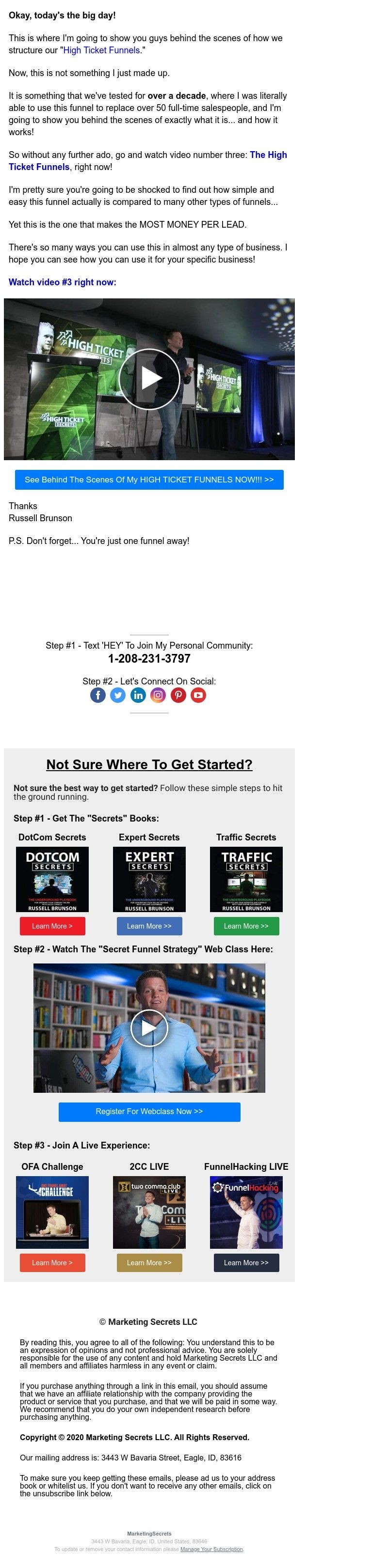 ClickFunnels - the HIGH TICKET FUNNEL (video 3 of 4)