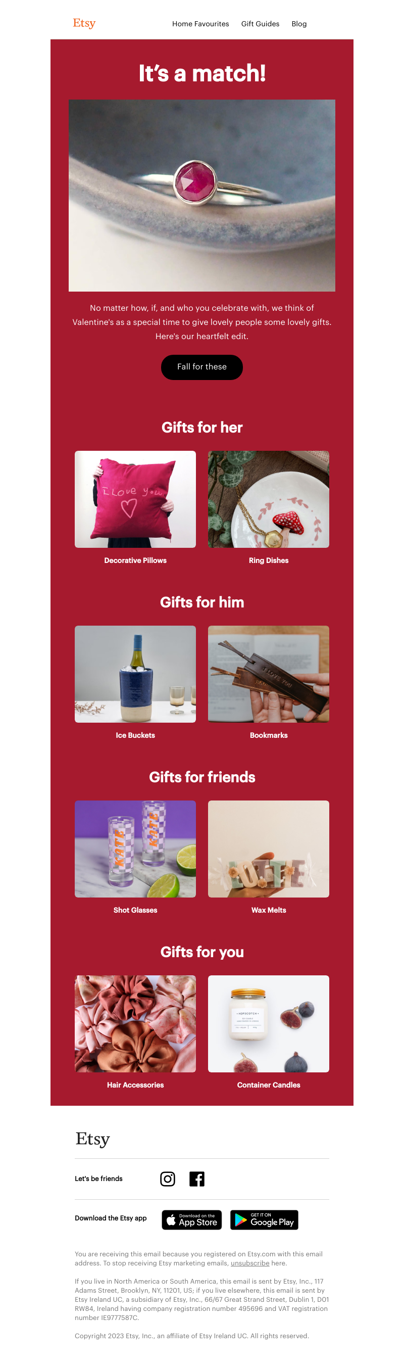 Etsy - Could this be love at first click?