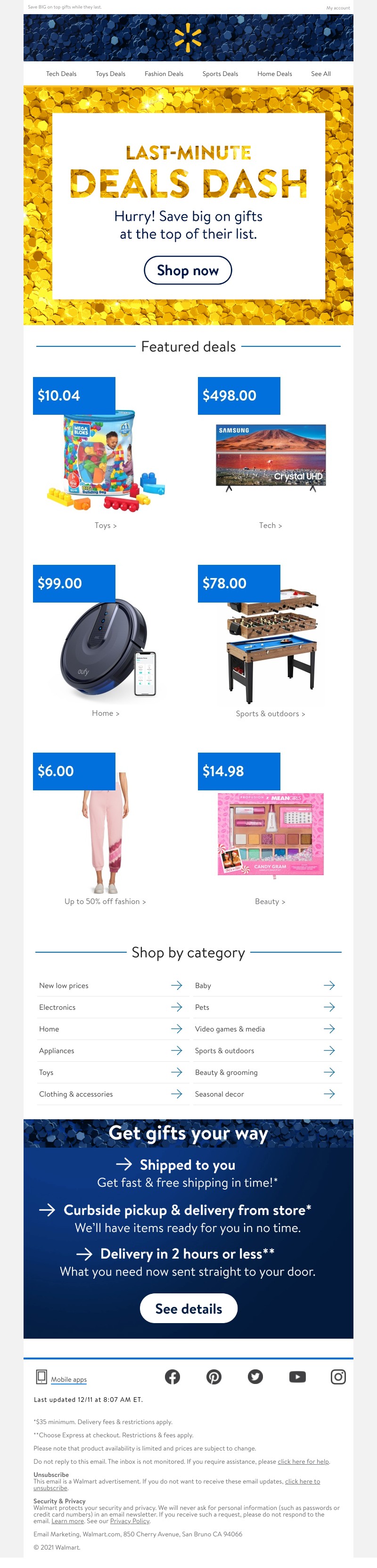 Walmart - Ho-ho-hold up! HUGE DEALS are here 🎅