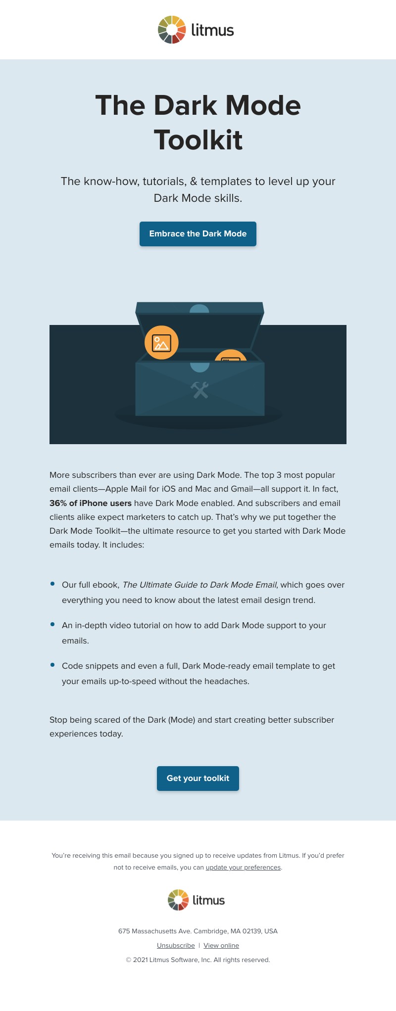 Litmus - Are you optimizing for Dark Mode?