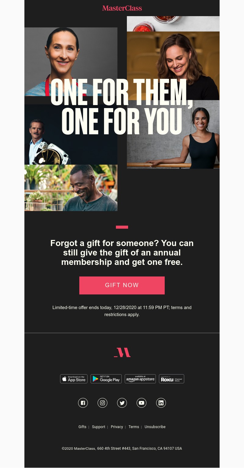  - Holiday offer ends today!