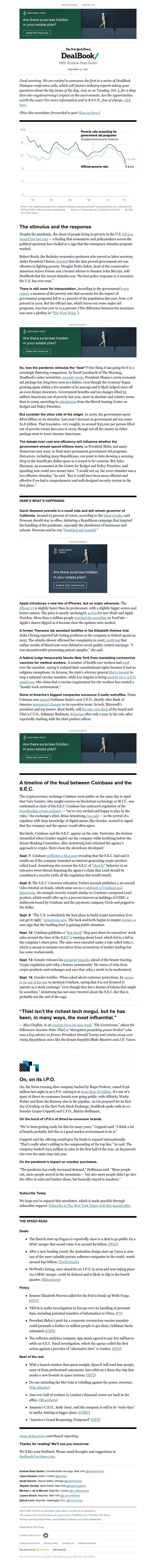 The New York Times - DealBook: Best stimulus ever?