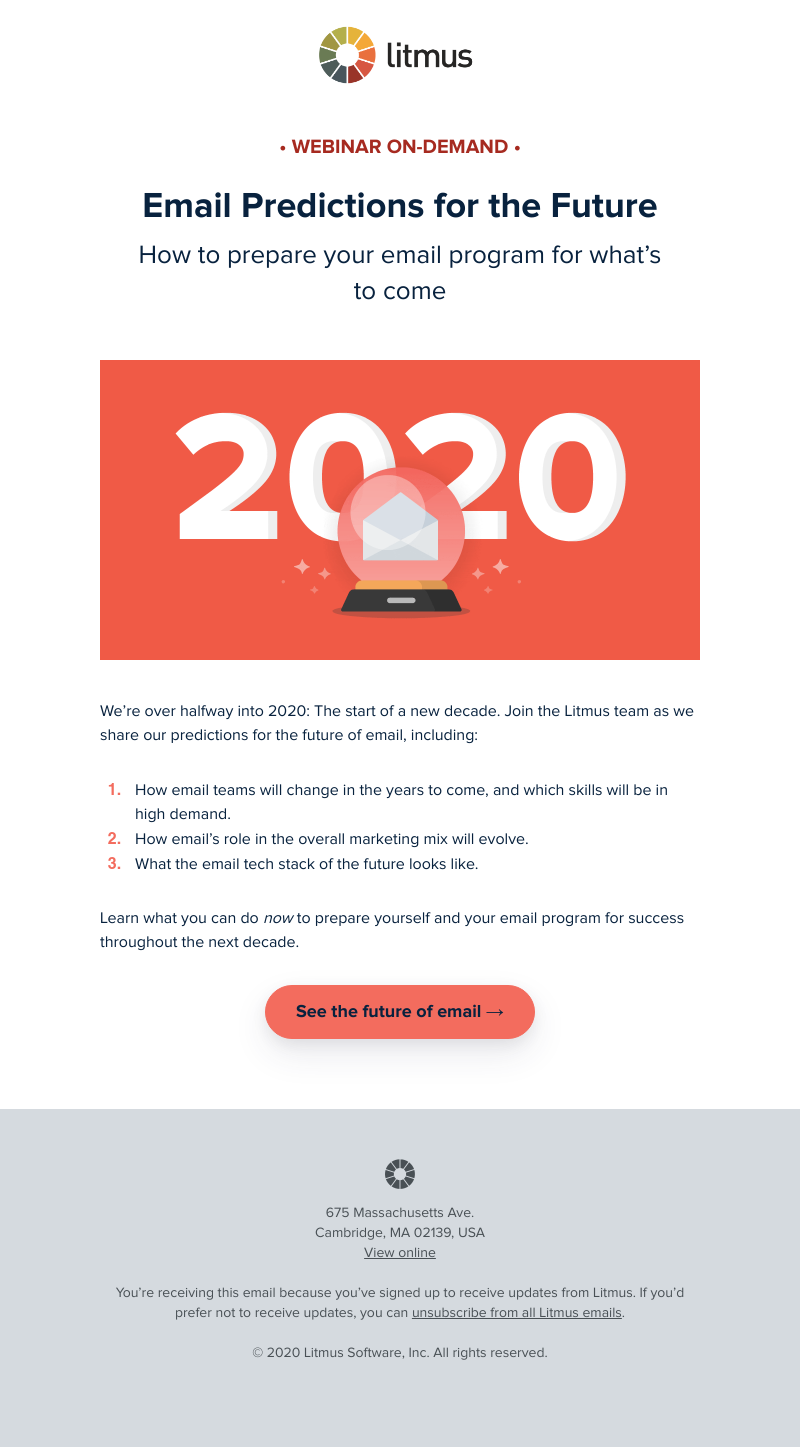 Litmus - The future of email looks...?
