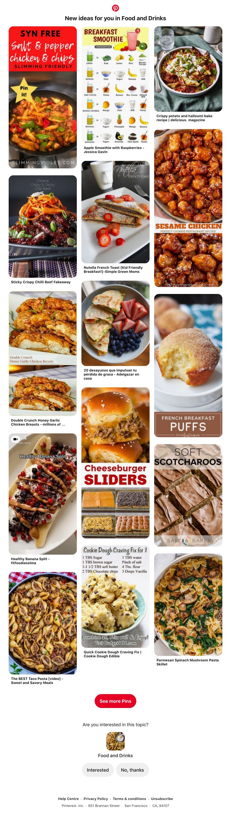 Pinterest - Hi UI Feed! 🍔🍹 15 Food and Drinks Pins you might like