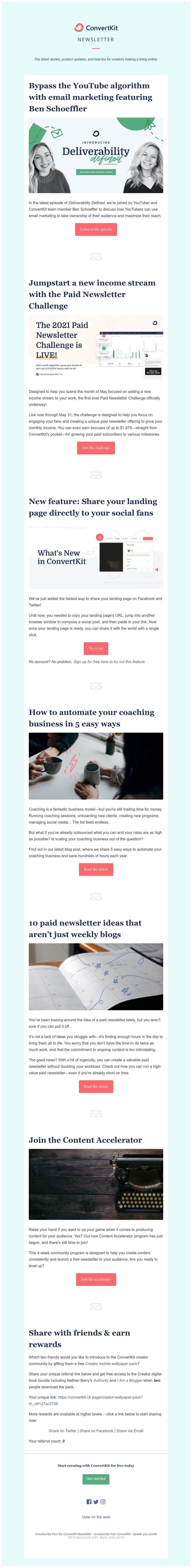 ConvertKit - Bypass the YouTube algorithm with email marketing