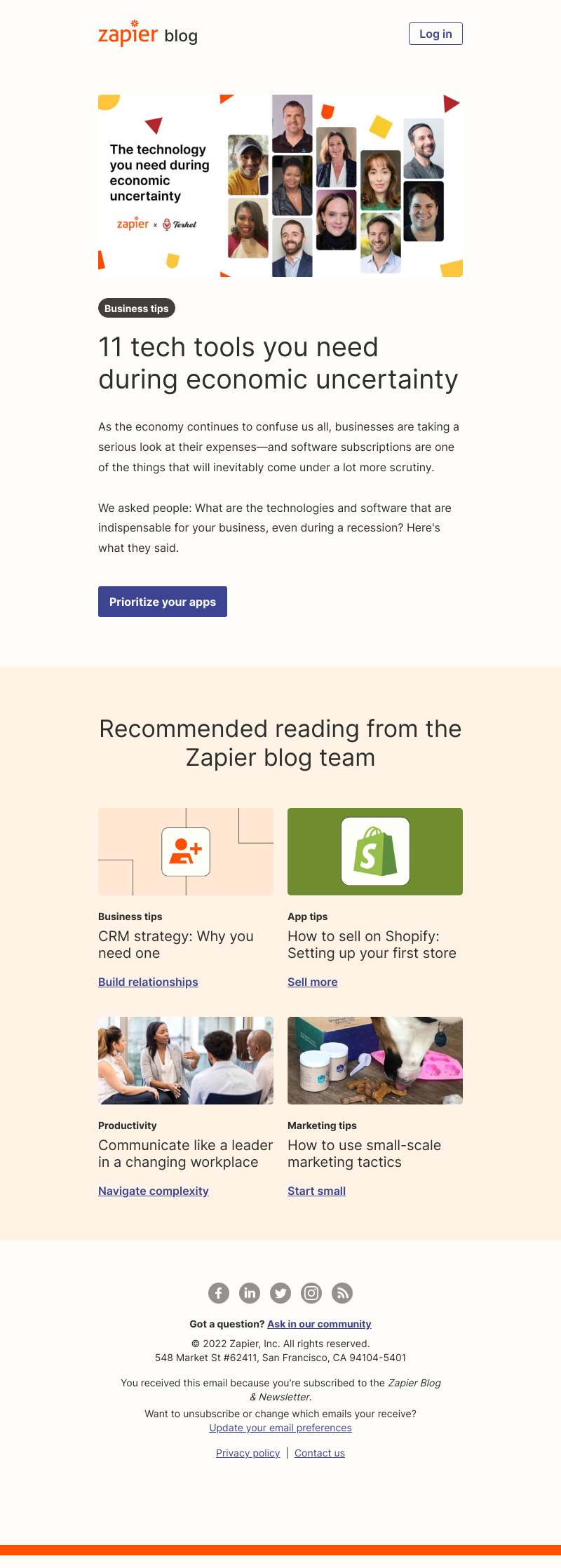 Zapier - Which apps are essential?