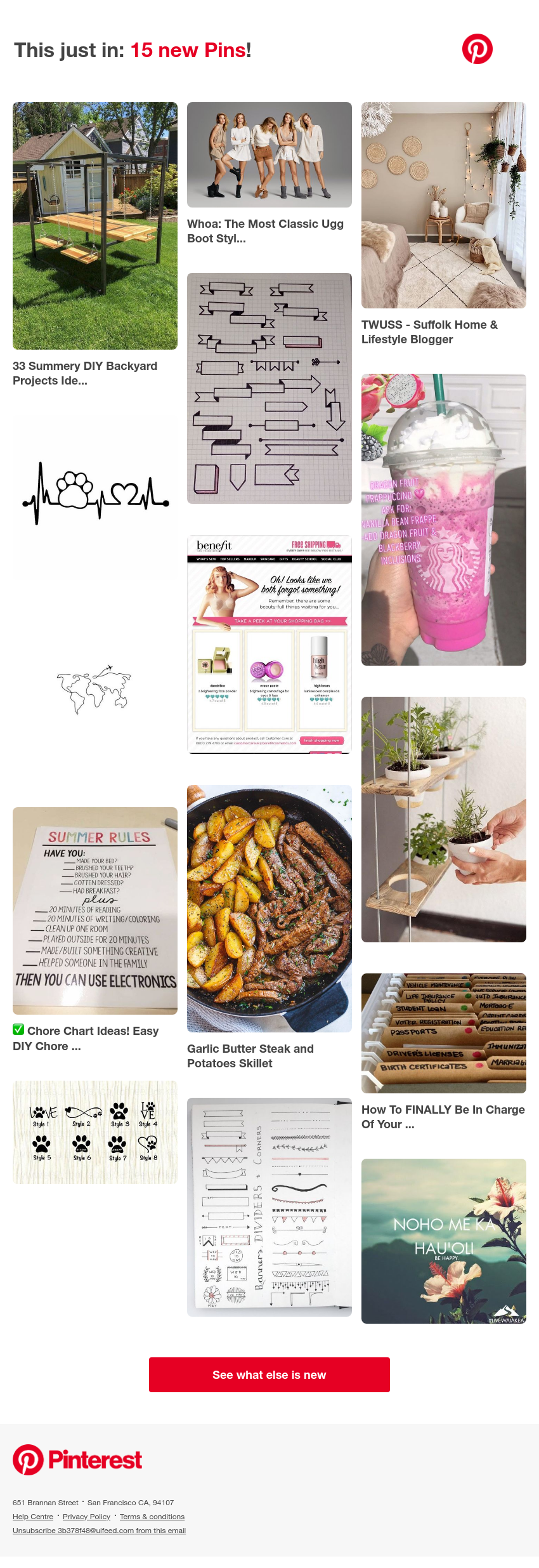 Pinterest - Hi UI Feed! New ideas are ready for you
