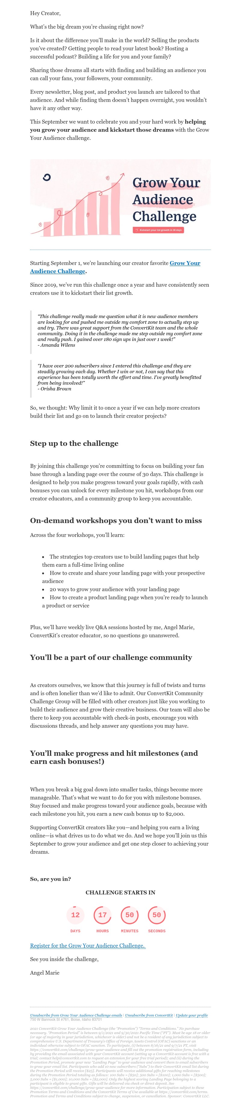 ConvertKit - 💌 Your invitation is here