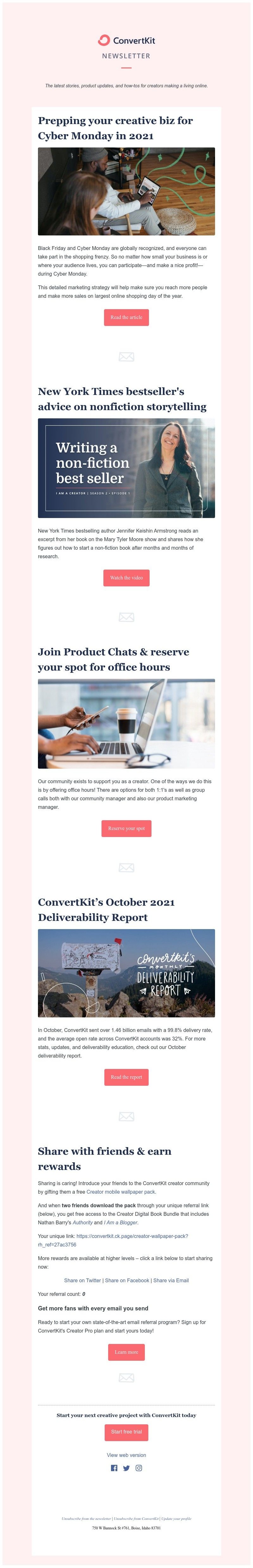 ConvertKit - New York Times bestseller's advice on nonfiction storytelling
