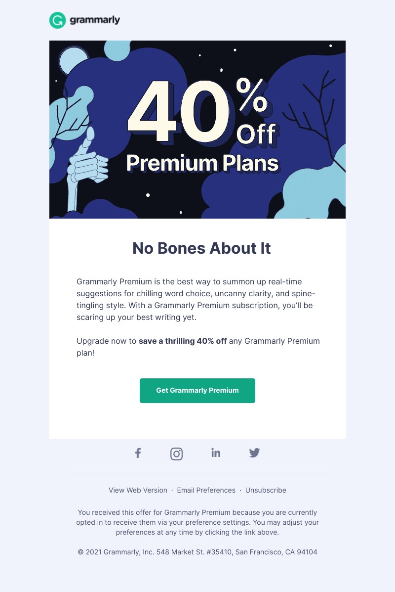 Grammarly - A delightful deal is brewing