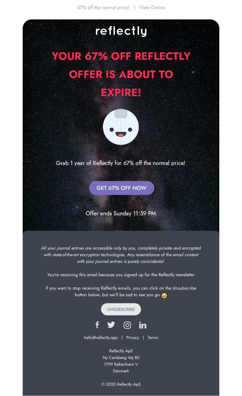 Reflectly - Uh-oh, you’re about to miss out…