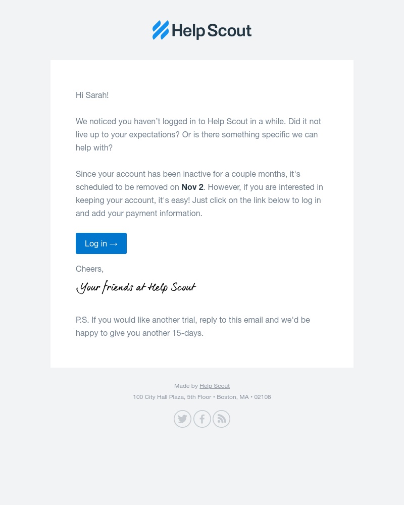  - [Action Required] Are you still using Help Scout?