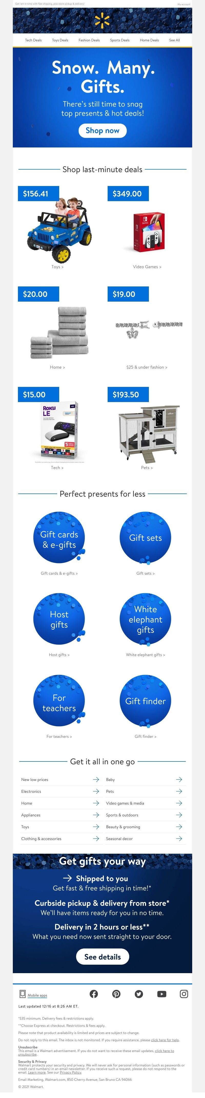 Walmart - Make a dash for these DEALS 🦌