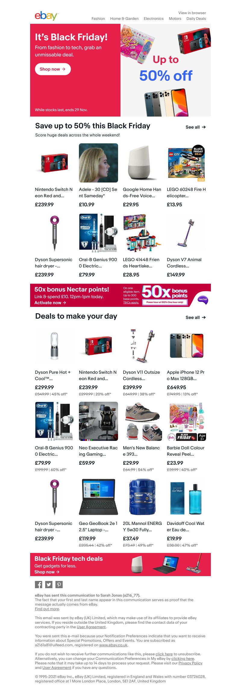 eBay - 🙌 It’s Black Friday! Enjoy up to 50% off.