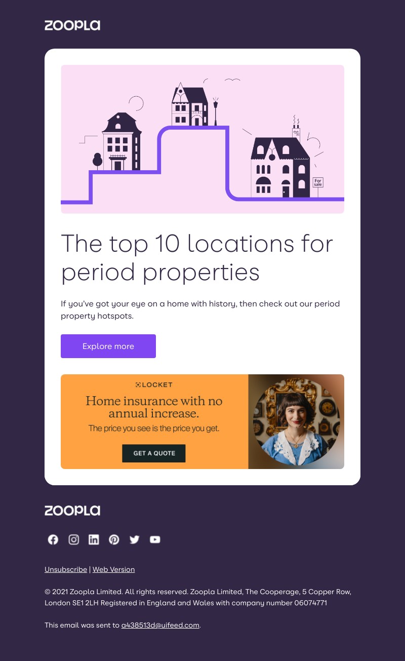 Zoopla - The UK's period property hotspots