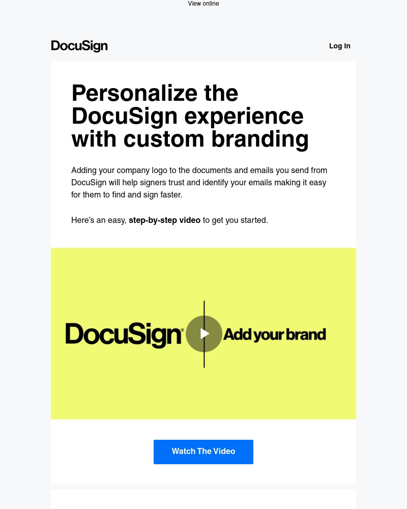 - Add branding to improve your customer experience