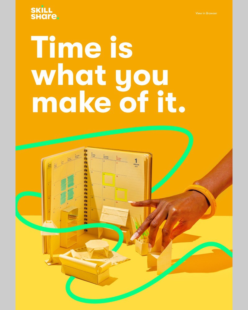 Skillshare - Add some color, beauty, and discovery to your day