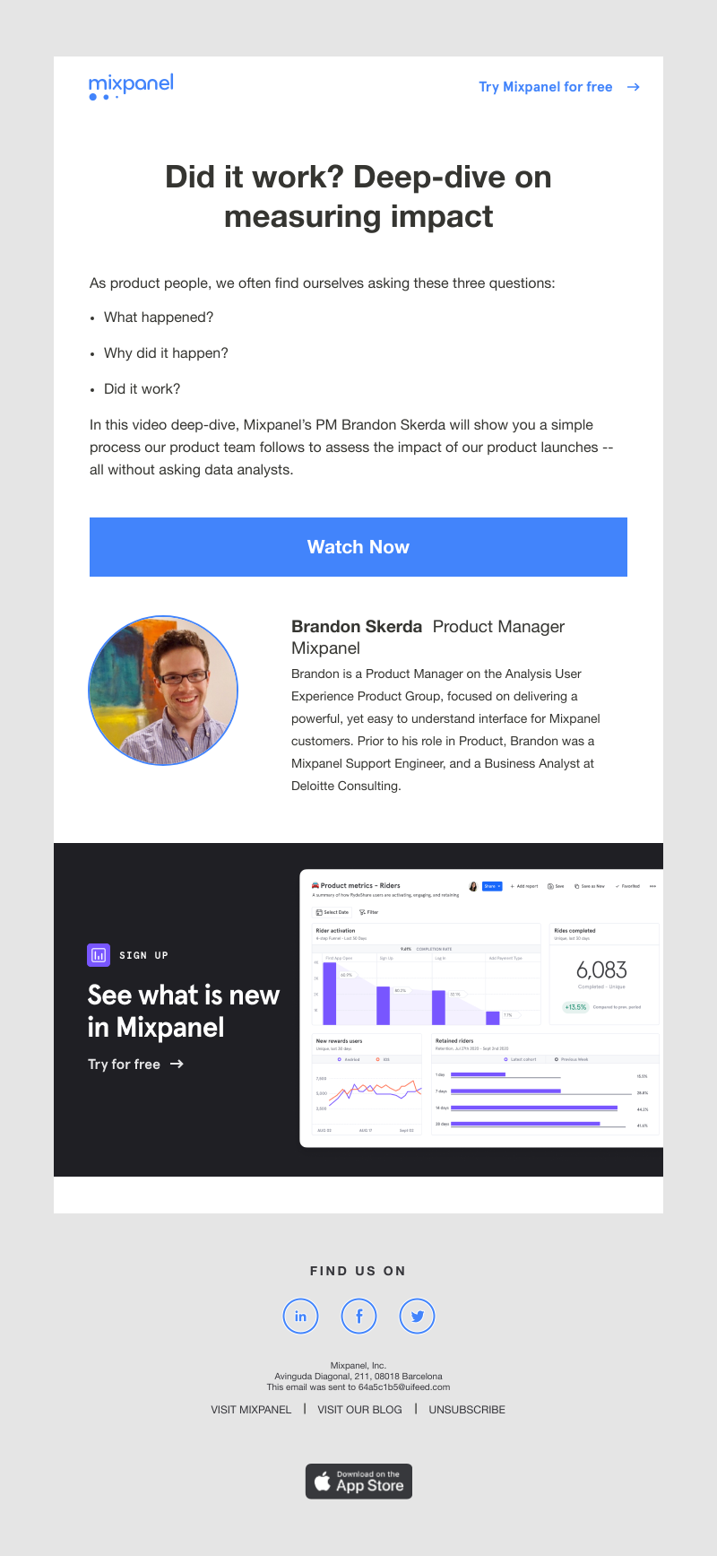 Mixpanel - 3 questions to build better products