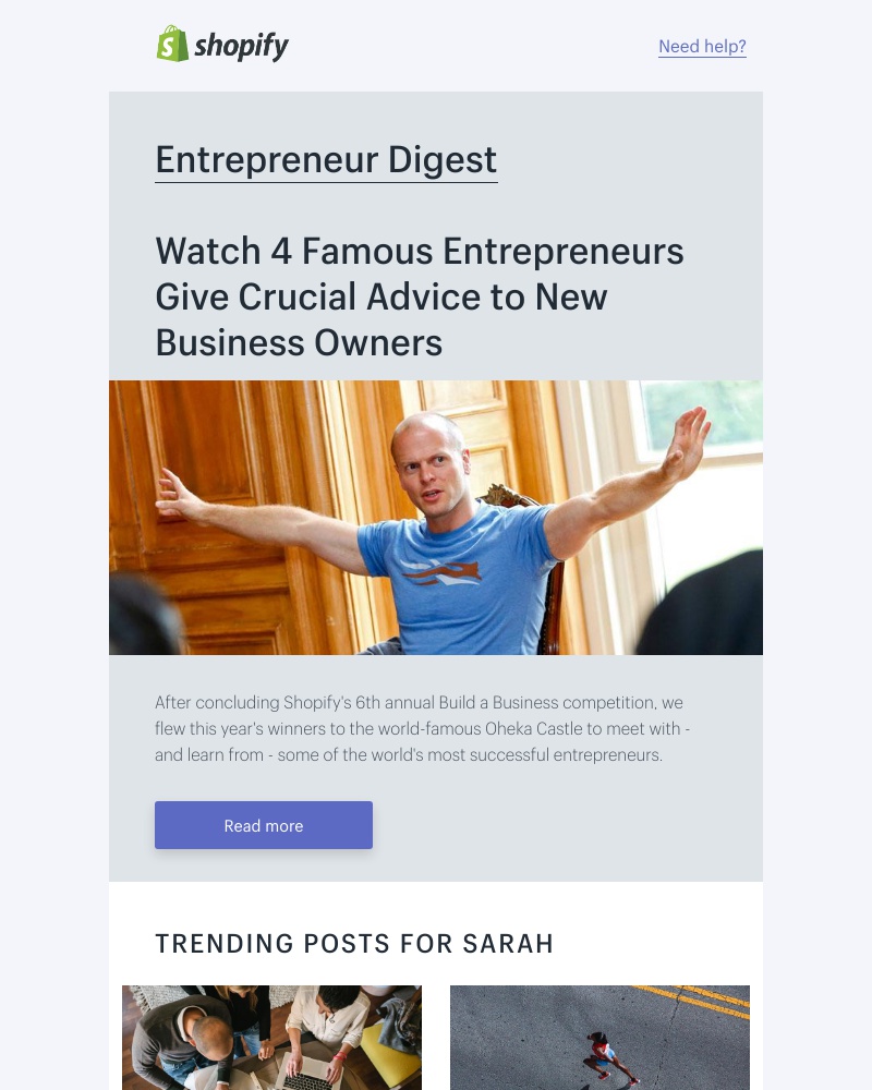 Shopify - Advice from the best of the best