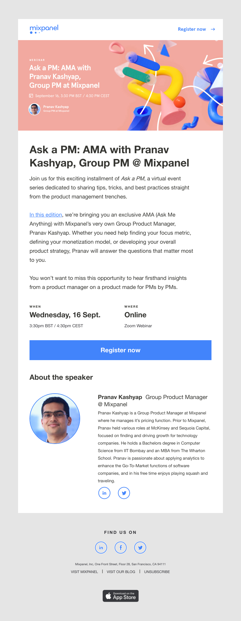 Mixpanel - AMA with Mixpanel's Group PM | Wednesday, 16 Sept. at 3:30 BST / 4:30 CEST