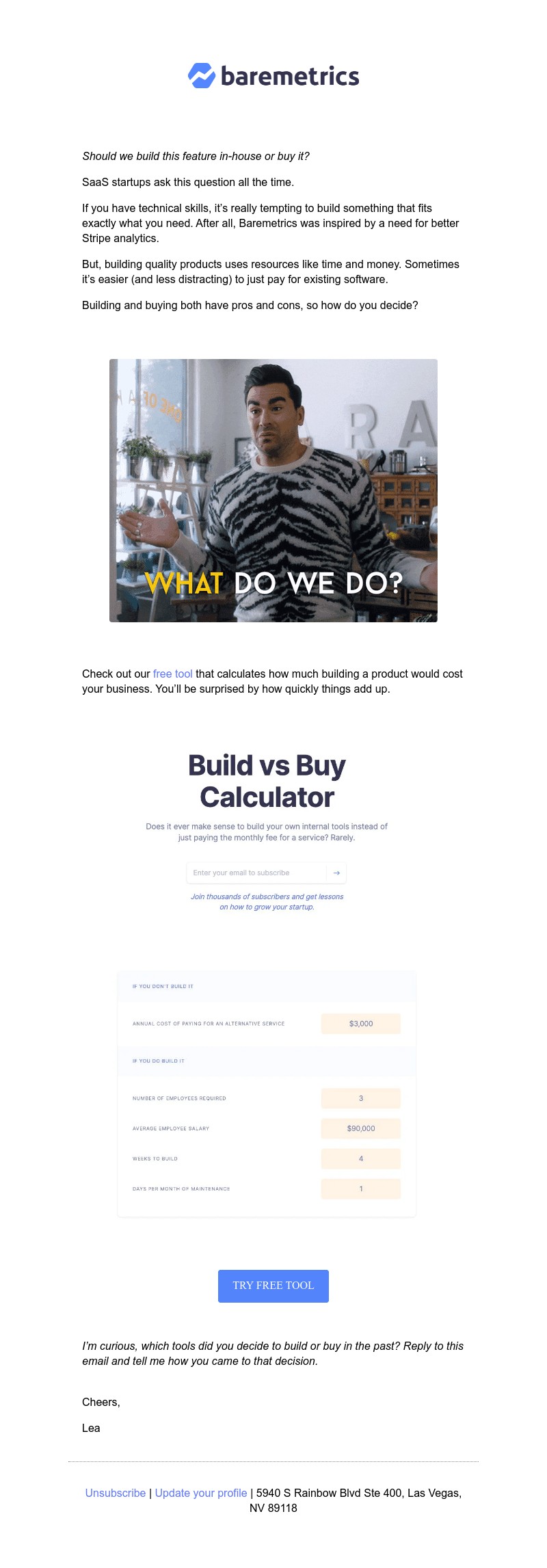 Baremetrics - Building an internal tool? Read this first ☝️