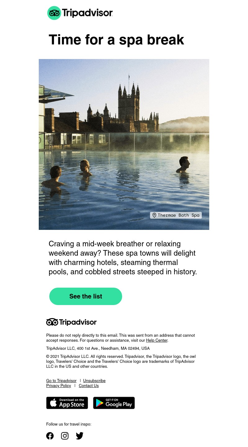 Tripadvisor - 💆 Treat yourself to some post-summer pampering