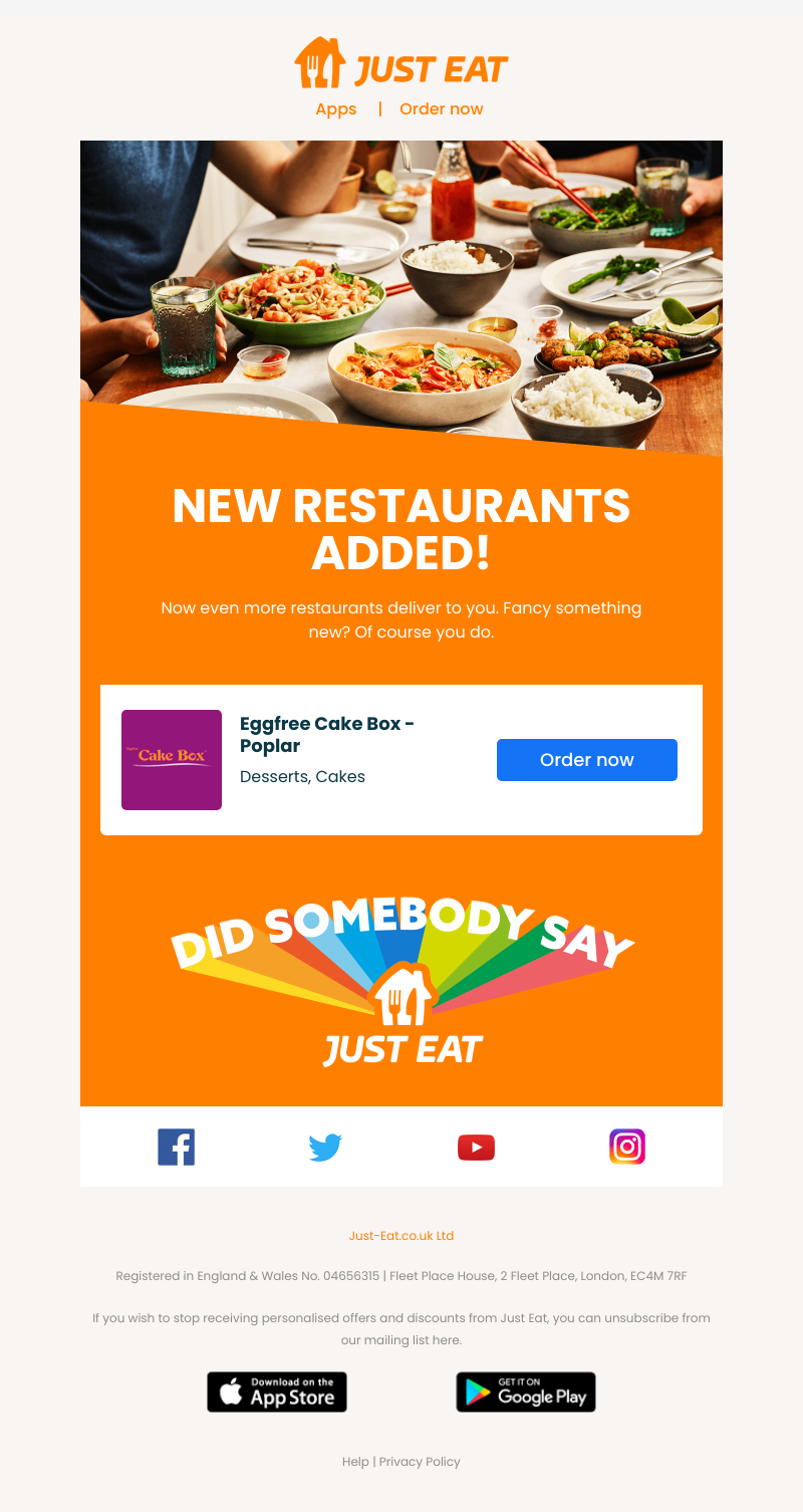Just Eat - There’s a new kid on the block