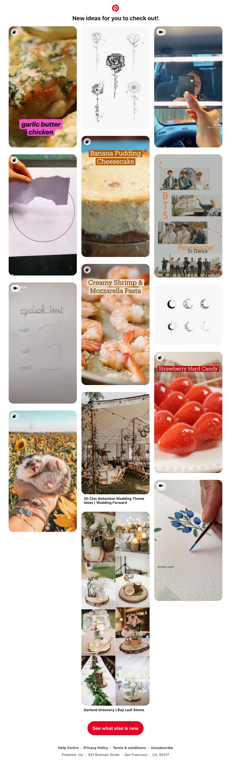 Pinterest - New ideas are ready for you